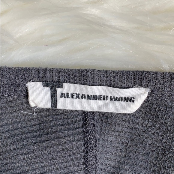 t by alexander wang • long sleeve henley tee - Picture 6 of 8